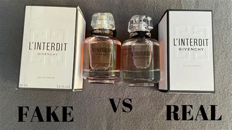 givenchy l'interdit fake vs real|givenchy eau de parfum.